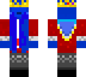 blue my minecraft skin