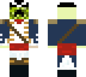 creeper in a l'manburg uniform