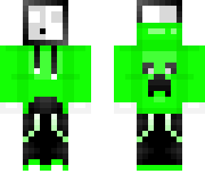 creepy creeper hoodie