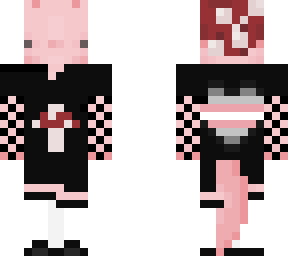 demi-girl mushroom axolotl w/ fishnets-witchy
