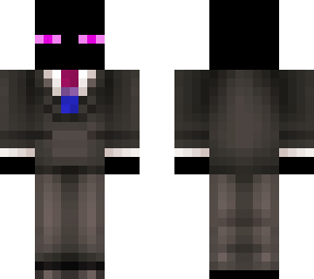 enderman in a suit w/ bi tie (edit)