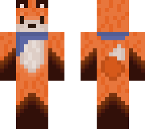 fox with scarf