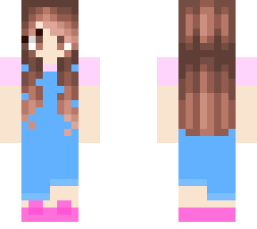 girl in overalls!