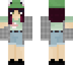 girl with frog hat