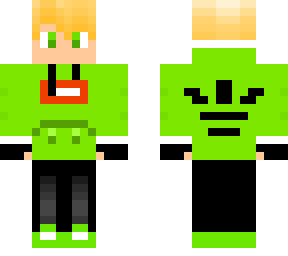 green gamer boy