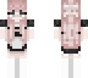 maid skin pink hair