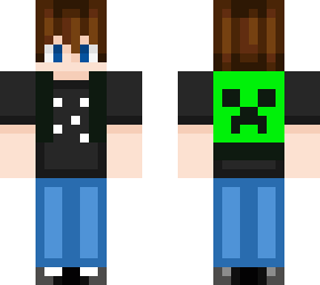 mc backpack and star shirt