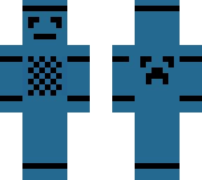 men in blue