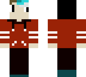 minecraft boy w/ agoti hoody (hood up)