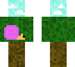 pink/purple shelled snail