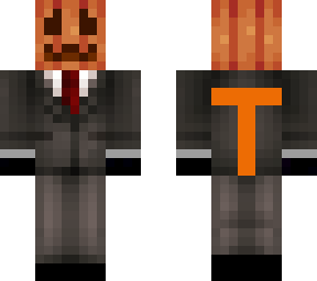 pumpkin suit with a t