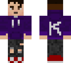 purple hoodie boy