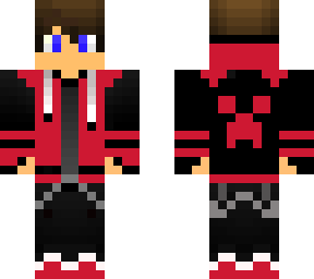 red creeper hoodie