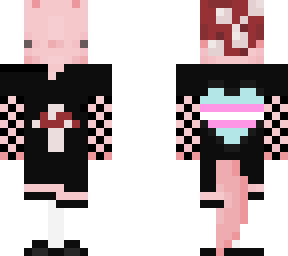 trans mushroom axolotl w/ fishnets-witchy