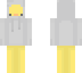 a chick in a hoodie