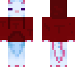 axolotl with red hoodie