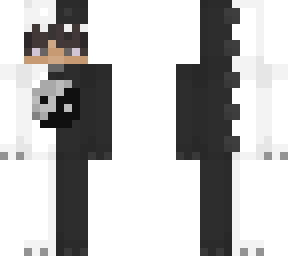 black and white dino