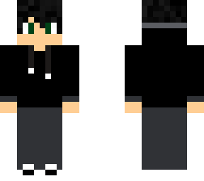 black hoodie boy