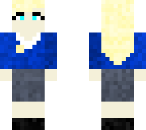 blonde school girl