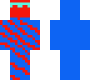 blue and red light blue