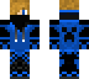 blue/black gamer boy