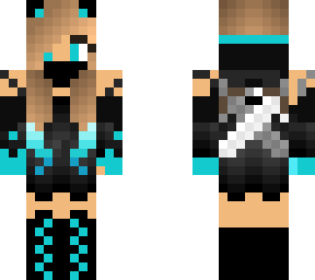 blue egirl skin