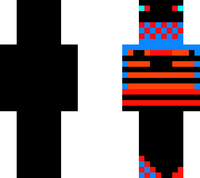 blue red and orange
