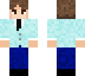 blue suit