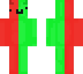 classic red and green demon (two tone)