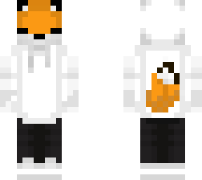 fox in hoodie