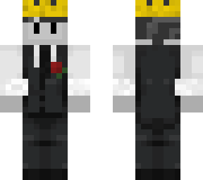 ghostbur suit with a crown