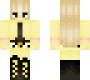 girl in yellow