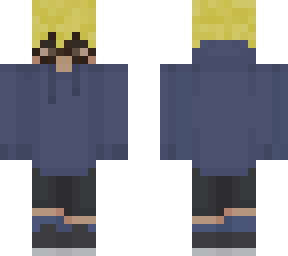 glasses, blond hair