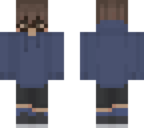 glasses, brown hair