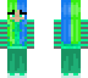 green and blue light and dark