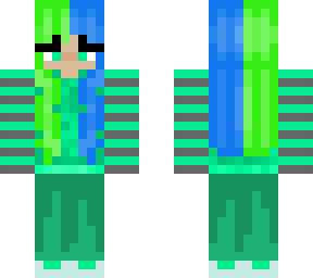 green and blue light and dark
