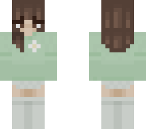 green flower shirt <3