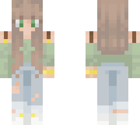 green/gold elf girl