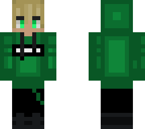 green hoodie kid