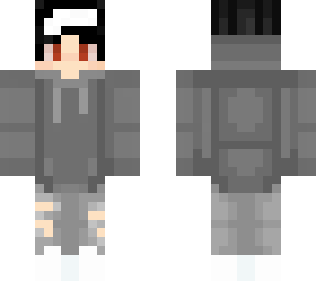 grey hoodie vampire
