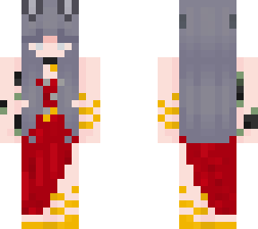 langa red dress skin