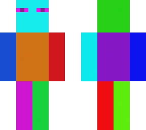 multi color ender man