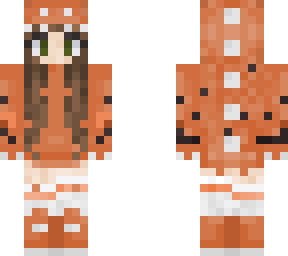 orange dino girl