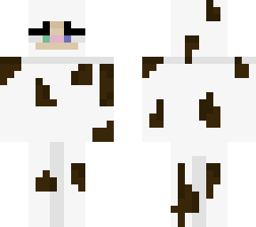 person in cow onesie