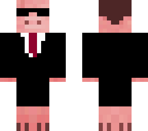 pig in suit