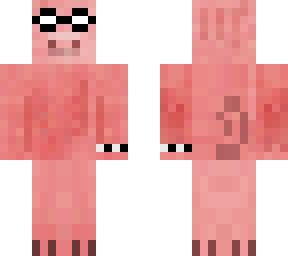 pig with cool glasses