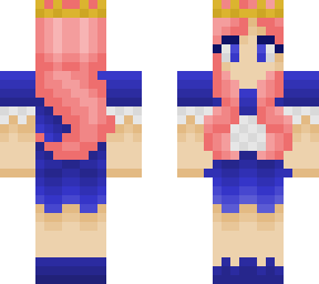 princess in blue