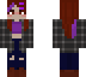 purple flannel