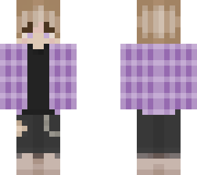 purple flannel blonde