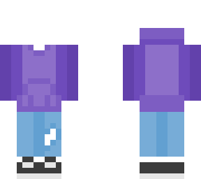 purple hoodie with jeans